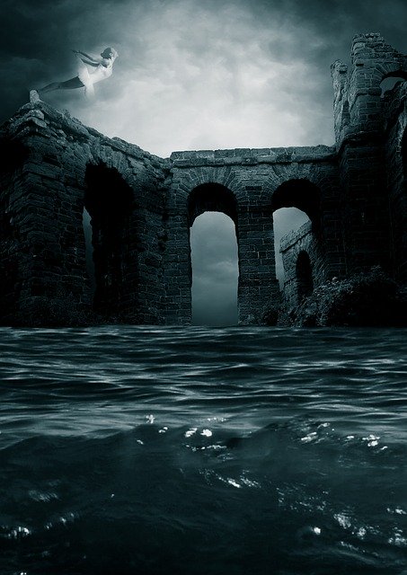 تنزيل مجاني Fantasy Place Sea - صورة مجانية أو صورة لتحريرها باستخدام محرر الصور عبر الإنترنت GIMP