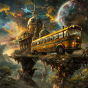Fantasy School Bus Avatar Live Wallpaper  screen for extension Chrome web store in OffiDocs Chromium