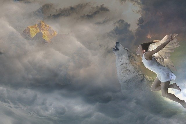 Descarga gratuita Fantasy Spirituality Angel: foto o imagen gratuita para editar con el editor de imágenes en línea GIMP