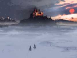 Free download Fantasy Winter Castle - Concept Art free photo or picture to be edited with GIMP online image editor