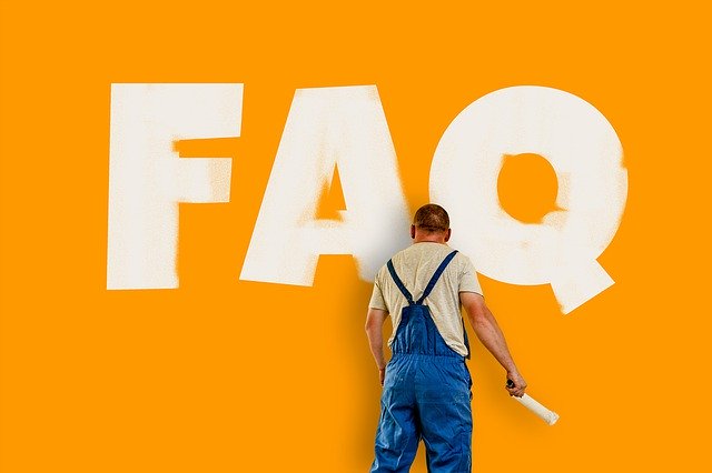 Free download Faq Man Painter House -  free illustration to be edited with GIMP free online image editor