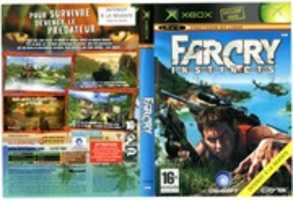 Free download Far Cry Instincts - Microsoft XBOX French Not For Resale - 48bit 1200dpi cover, disc scans free photo or picture to be edited with GIMP online image editor