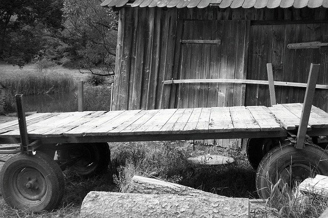 Free download Farm Black White -  free free photo or picture to be edited with GIMP online image editor