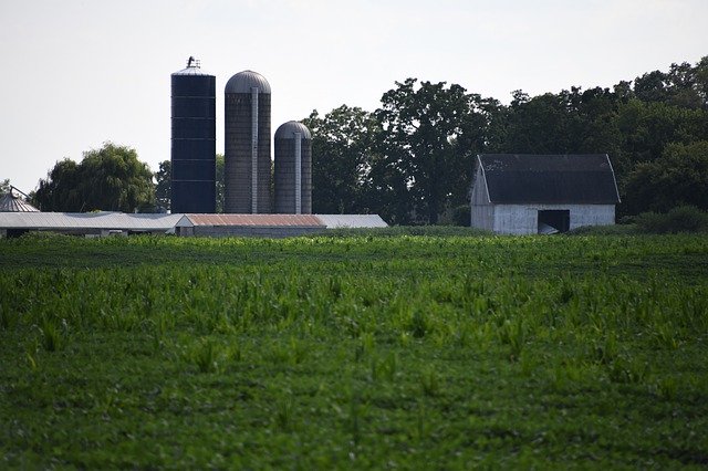 Téléchargement gratuit de Farm Countryside Silo - photo ou image gratuite à modifier avec l'éditeur d'images en ligne GIMP