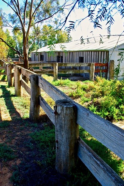 Free download Farm Fence Building -  free photo or picture to be edited with GIMP online image editor