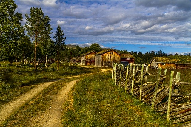 Free download Farm Landscape Summer The Nature -  free photo or picture to be edited with GIMP online image editor