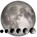 Fases Lunares  screen for extension Chrome web store in OffiDocs Chromium