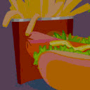 Fast Food Memory Challenge  screen for extension Chrome web store in OffiDocs Chromium