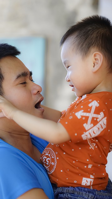 Free download father child love care kid free picture to be edited with GIMP free online image editor