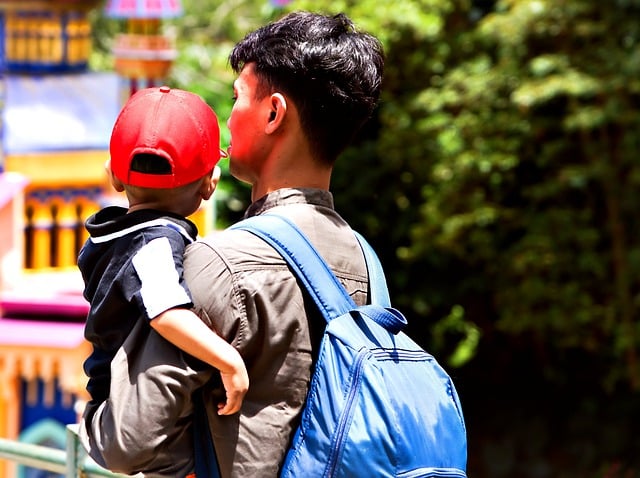 Free download father son family love vacation free picture to be edited with GIMP free online image editor
