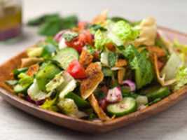 Free download Fatoush Salad Main free photo or picture to be edited with GIMP online image editor