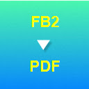FB2 to PDF Converter  screen for extension Chrome web store in OffiDocs Chromium