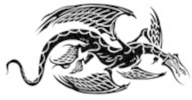 Free download Feathered Tribal Dragon Clipart free photo or picture to be edited with GIMP online image editor