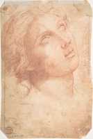 Free download Female Head (recto); Sketch of a Cherub (verso) free photo or picture to be edited with GIMP online image editor
