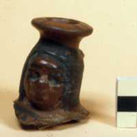 Free download Female head, the neck of an anthropomorphic vessel free photo or picture to be edited with GIMP online image editor