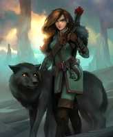 Free download Female Ranger - Artwork free photo or picture to be edited with GIMP online image editor
