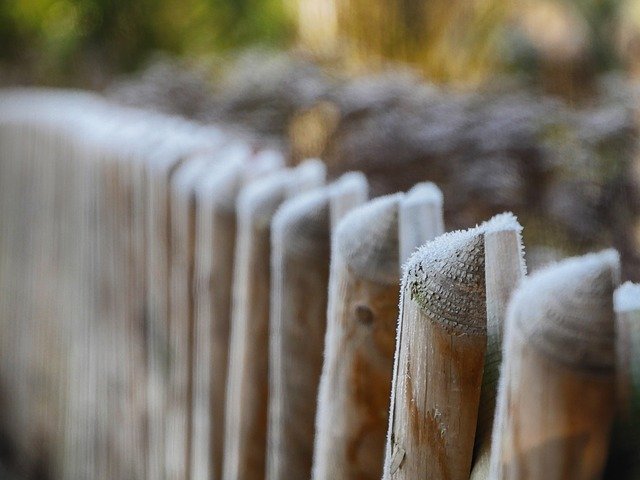 Template Photo Fence Ice Frost for OffiDocs