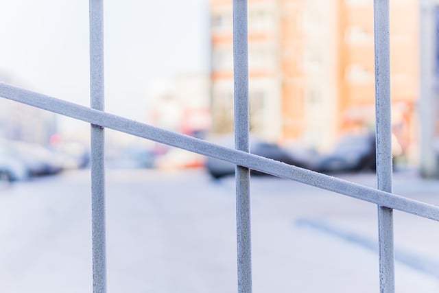 Free download fence metal iron street city free picture to be edited with GIMP free online image editor