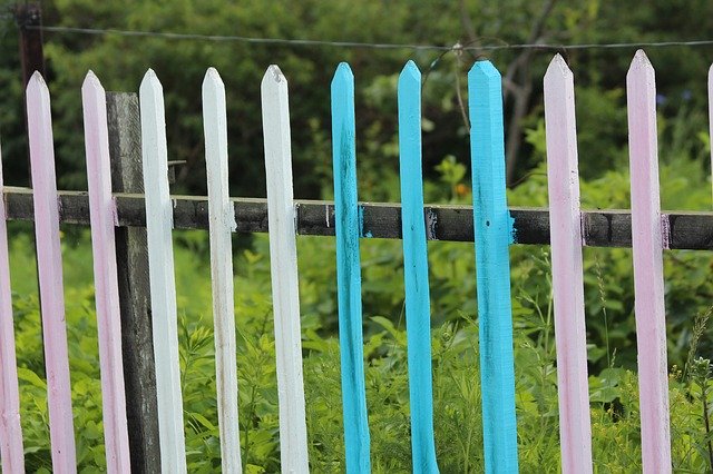 Free download Fence Village Pink -  free photo or picture to be edited with GIMP online image editor