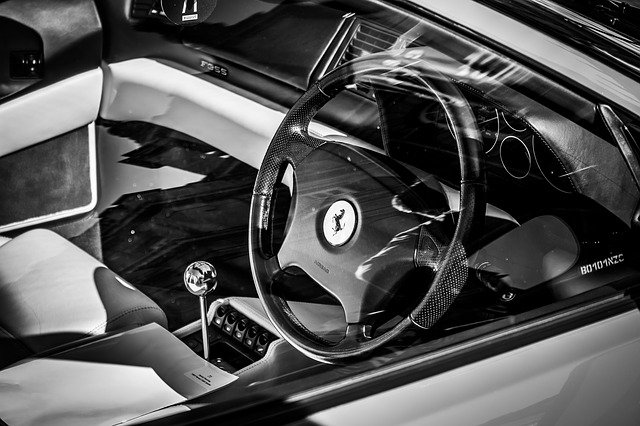 Free download Ferrari Steering Wheel Car -  free photo or picture to be edited with GIMP online image editor