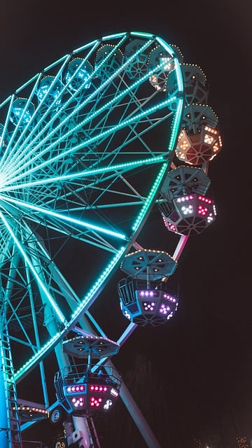 Free download ferris wheel amusement park free picture to be edited with GIMP free online image editor