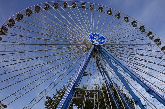 Free picture Ferris Wheel Fair Fairground -  to be edited by GIMP free image editor by OffiDocs