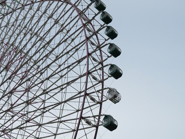 تنزيل Fairis Wheel Funfair Fair - صورة مجانية أو صورة يتم تحريرها باستخدام محرر الصور عبر الإنترنت GIMP