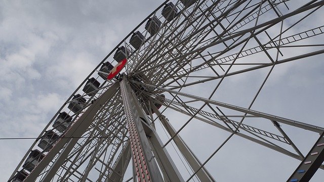 Template Photo Ferris Wheel Gondola Sky -  for OffiDocs