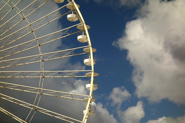 Descarga gratuita Ferris Wheel Park Entertainment: foto o imagen gratuita para editar con el editor de imágenes en línea GIMP