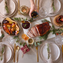 Festive Christmas Dining Theme  screen for extension Chrome web store in OffiDocs Chromium