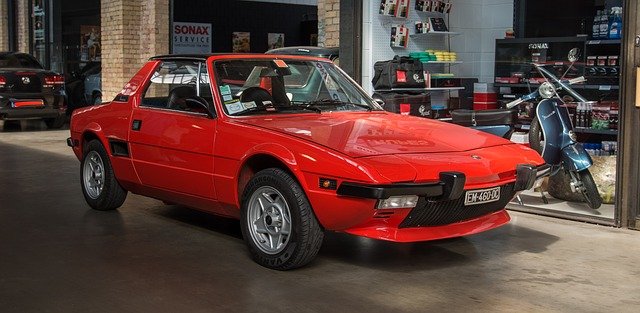 Free download fiat x1 9 sports spyder antique car free picture to be edited with GIMP free online image editor
