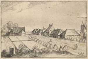Free download Fields and a Road from Regiunculae et Villae Aliquot Ducatus Brabantiae free photo or picture to be edited with GIMP online image editor