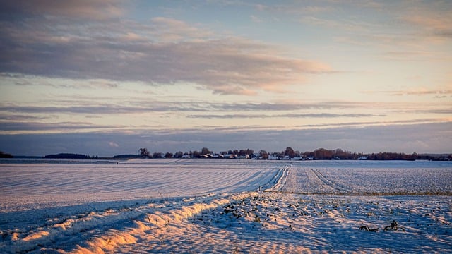Free download fields snow nature germany bavaria free picture to be edited with GIMP free online image editor