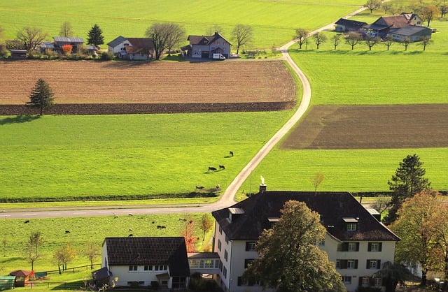 Free download fields village rural landscape free picture to be edited with GIMP free online image editor