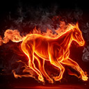 Fiery Horse chrome Theme  screen for extension Chrome web store in OffiDocs Chromium