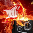 מסך Fiery Music עבור הרחבה של חנות האינטרנט של Chrome ב-OffiDocs Chromium