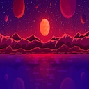 Fiery Poly Planet Theme  screen for extension Chrome web store in OffiDocs Chromium