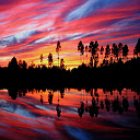 Fiery Sunset  screen for extension Chrome web store in OffiDocs Chromium