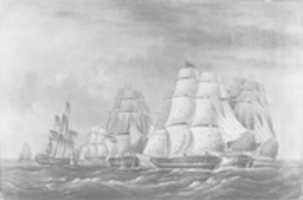 Free download Fight Between the U.S. Frigate President and H.B.M. Endymion, January 15, 1814 free photo or picture to be edited with GIMP online image editor