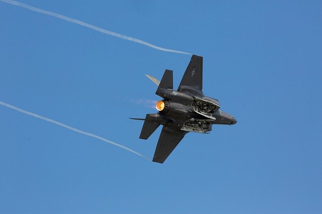 Free download fighter jet f 35 aircraft plane free picture to be edited with GIMP free online image editor