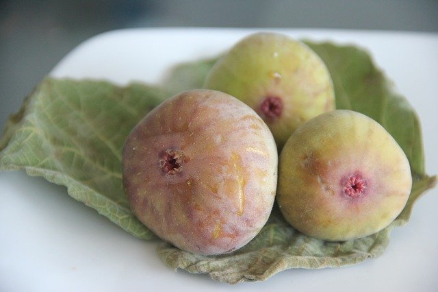 Free download Figs On Leaf Fruit Nutrition -  free photo or picture to be edited with GIMP online image editor