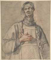 Free download Figure of a Cleric in Half-Length. free photo or picture to be edited with GIMP online image editor