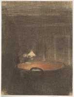 Free download Figure reading at a Table in an Interior at Night free photo or picture to be edited with GIMP online image editor