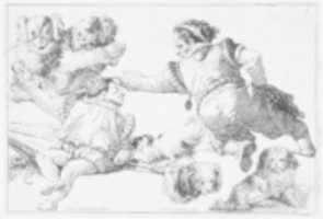 Free download Figures of Dwarves and Dogs free photo or picture to be edited with GIMP online image editor