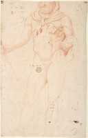 Free download Figure Studies; Landscape (recto); Copy after Antique Style Hercules Statue (verso) free photo or picture to be edited with GIMP online image editor