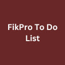 FikPro To Do List  screen for extension Chrome web store in OffiDocs Chromium