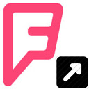 Find On Foursquare  screen for extension Chrome web store in OffiDocs Chromium