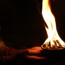Fire in the night  screen for extension Chrome web store in OffiDocs Chromium