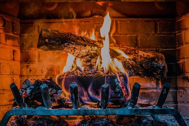 Free download Fireplace Fire Wood -  free photo or picture to be edited with GIMP online image editor
