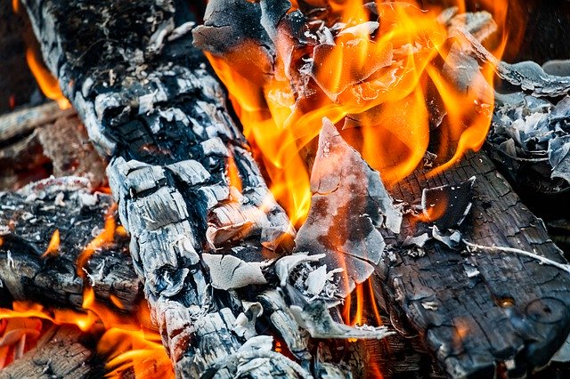 Free download Fire Red Coals -  free free photo or picture to be edited with GIMP online image editor